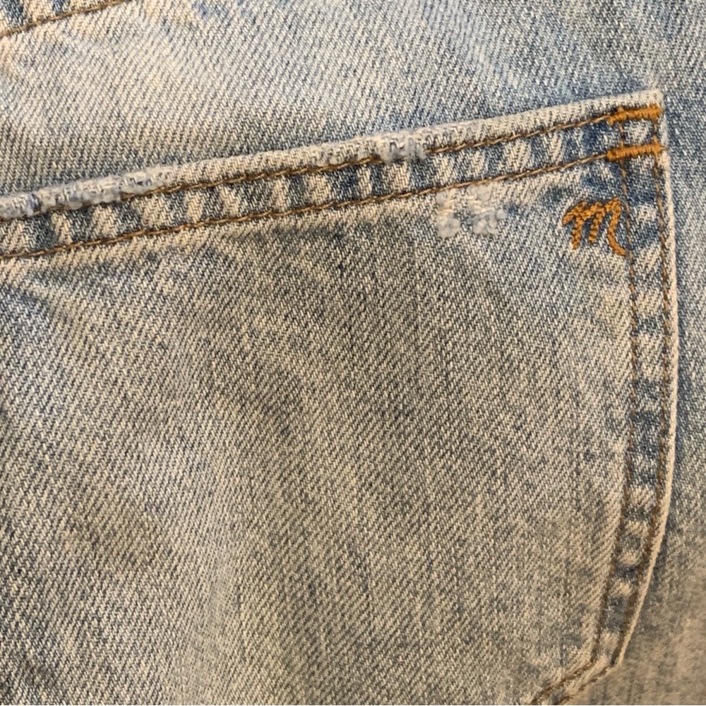 Madewell The Perfect Summer Jean Light Blue Wash Jeans Relaxed Fit 26 $115.00 - Picture 10 of 10